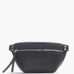 2476VNM Сумка женская поясная Черный (Черный/26*16*8/Экокожа/Richet)
