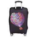 W1013-L (FABRETTI) Чехол для чемодана 92%Полиэстер/8%Спандекс (черный)