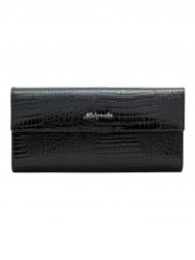 72044-1-46# Black Кошелек Большой Malgrado (черный/18,5*9*3/натуральная кожа/Malgrado)