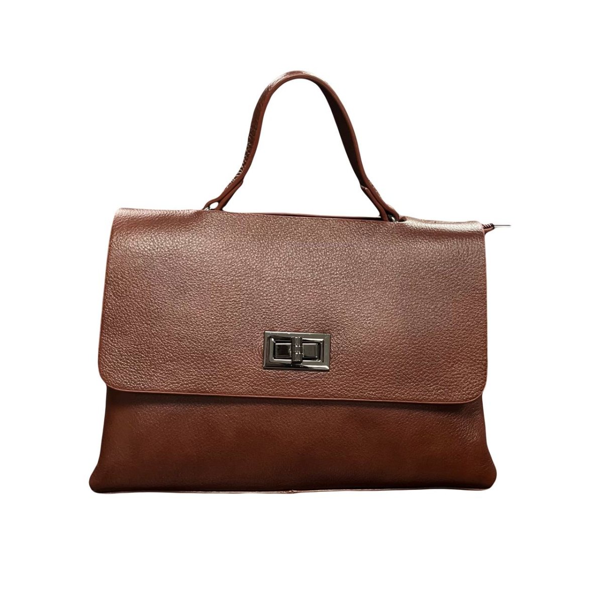 80К Сумка женская натуральная кожа (brown) (коричневый/26*18*11/натуральная кожа/Redmond)