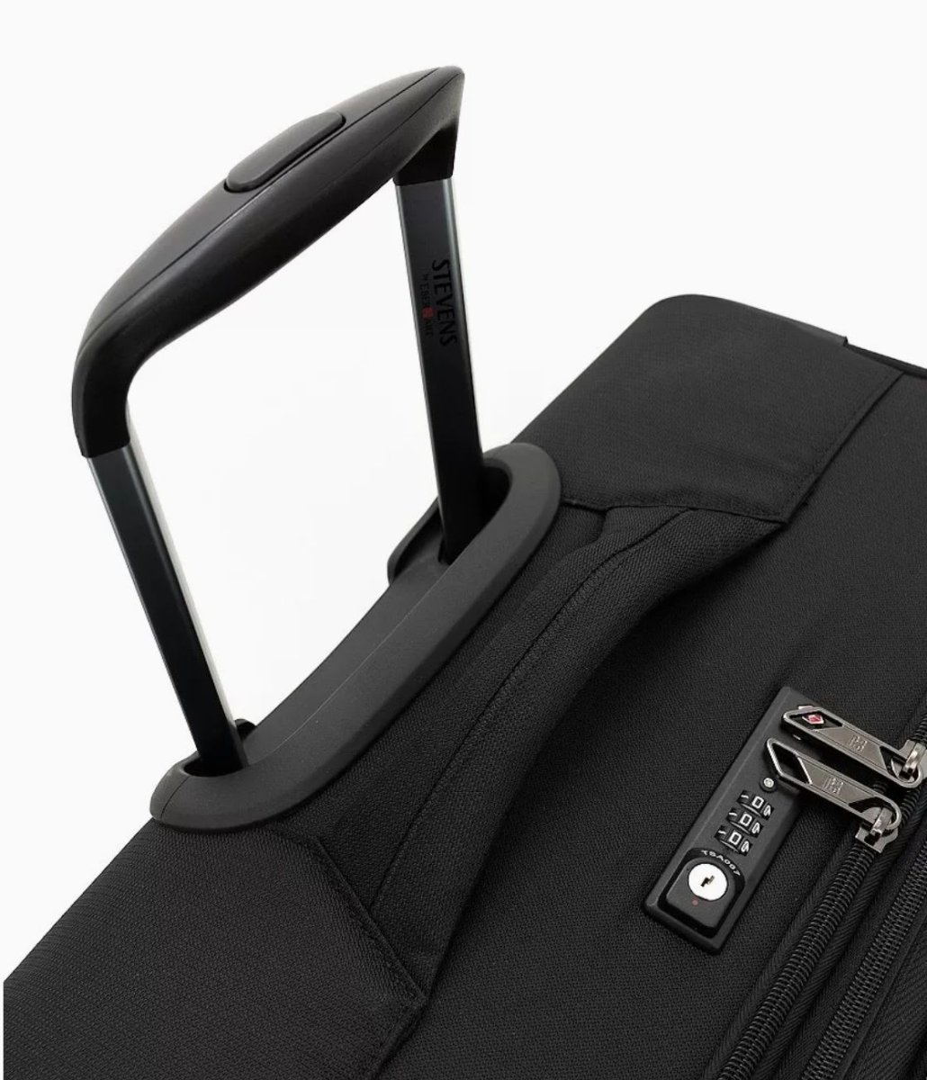 28A-001-424 Чемодан 4-х колесный (Черный/43*67*26,5/31/полиэстер/M/3,0 кг/76 литров/Eberhart)