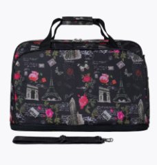 М-046 Саквояж дизайн (париж) (фиолетовый/полиэстер/NTL Continent)