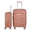PP-801 Чемодан розовое золото M (Розовый/39*58*24/полипропилен/M/Across)