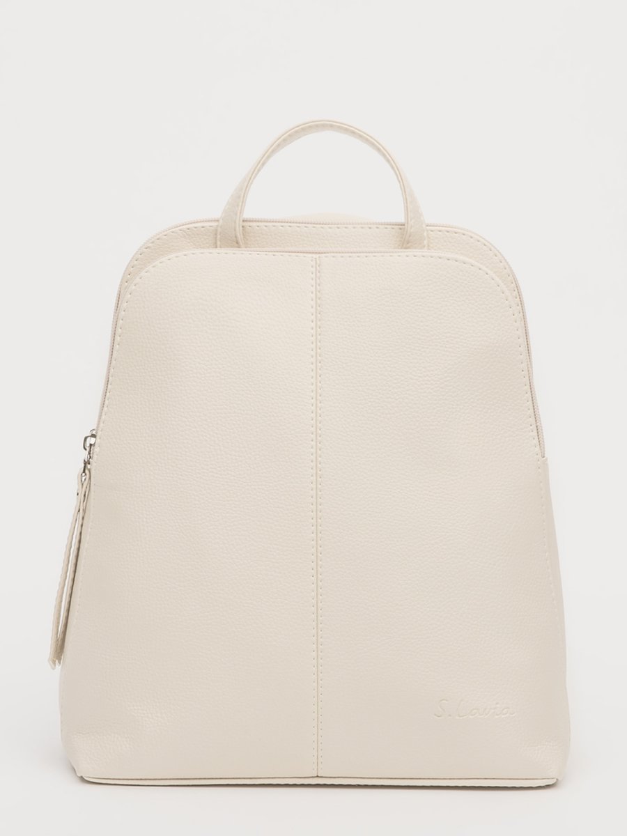 1403 103 15 Рюкзак женский экокожа (светло-бежевый) (светло бежевый/28*31*14/экокожа/S.Lavia)