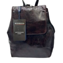 8030К Рюкзак женский натуральная кожа (bordo) (бордовый/18*21*10/натуральная кожа/Redmond)