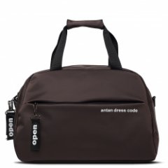 2-168 Сумка дорожная (Сатин/коричневый 222) (коричневый/43*31*29/капровинил/ANTAN)