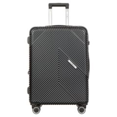 GC AT201-24 black Чемодан-тележка Gianni Coni (черный/47*66*26/АБС пластик/M/3,7 кг/Gianni Conti )