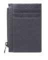 0042-081 Картхолдер натуральная кожа KARYA (Серый/12*8*0,5/натуральная кожа/KARYA)