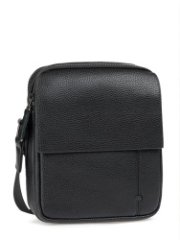 HL 11-645115 Сумка мужская натуральная кожа  (черный/19*23*7,5/натуральная кожа/Hogerland)