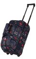 М-607 Сумка на колесах париж (фиолетовый/46*30*25полиэстер/NTL Continent)