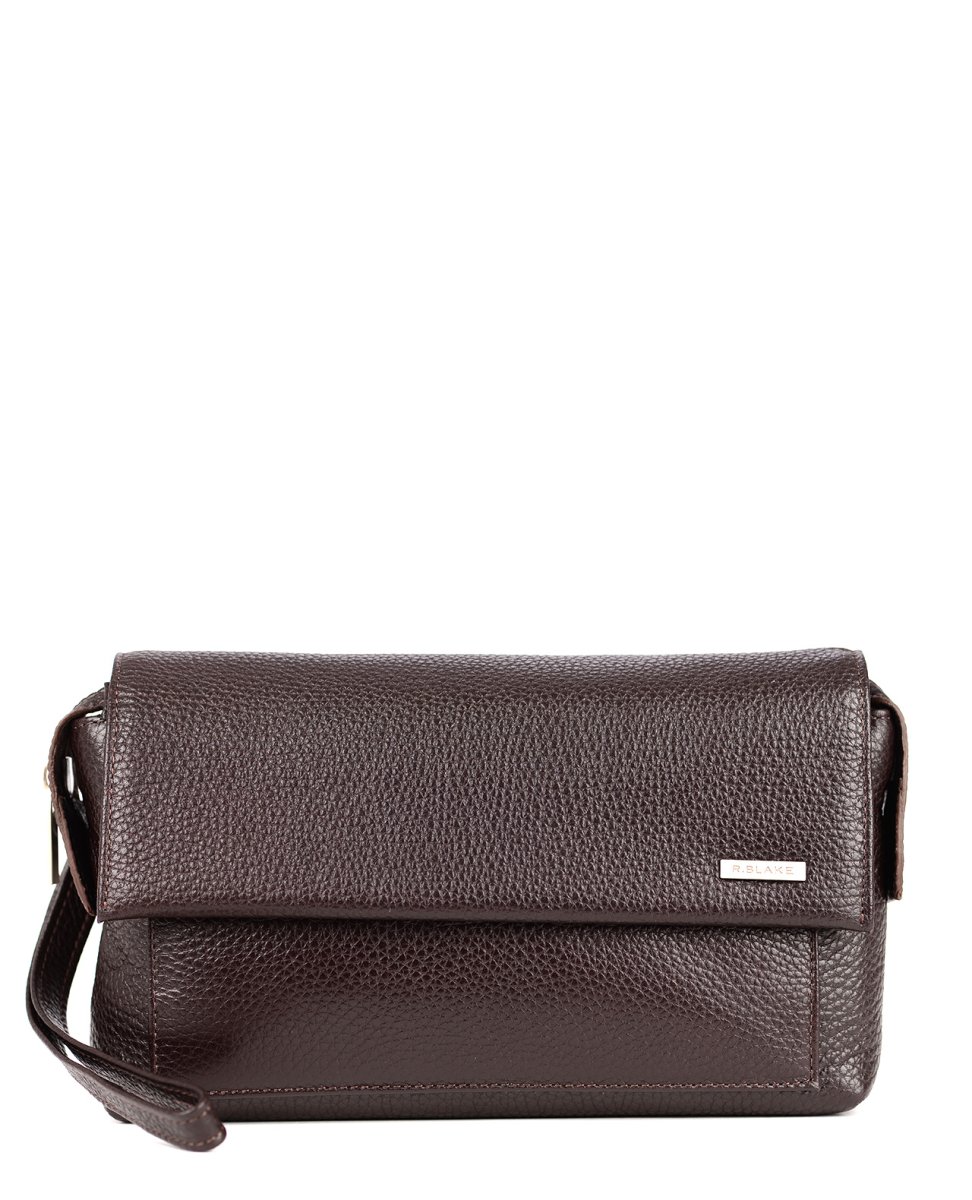 53133 Сумка-клатч LEWIS DENVER кожа шоколад (Коричневый/22*13*5/натуральная кожа/R.Blake)