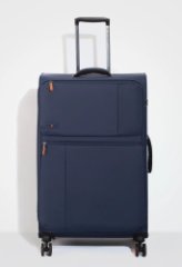 30P-011-428 Чемодан 4-х колесный (синий/47*77*32/полиэстер/L/3,0 кг/103 литра/Eberhart)