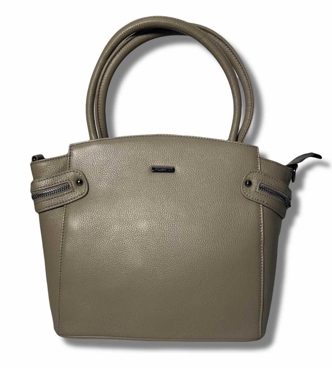 155К Сумка женская натуральная кожа (хаки) (Хаки/36*27*12/натуральная кожа/Redmond)