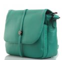 015К Сумка женская натуральная кожа L green (Зелёный/натуральная кожа/Redmond)