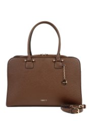 FR59118-12 FABRETTI Сумка женская 100% полиуретан (коричневый/38*24*14/100%полиуретан/FABRETTI)