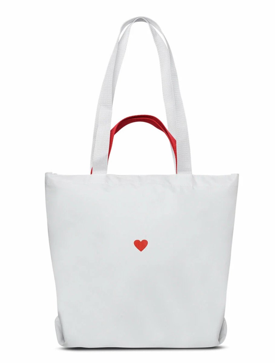 1-178 Сумка молодёжная (Любовь/белый) (Белый/36*41*12/текстиль/ANTAN)