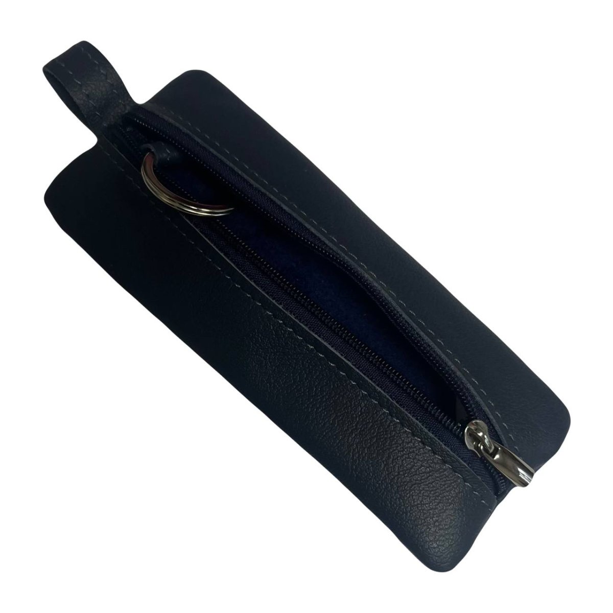 КЛ-22 Ключница (Наппа, темно-синий) (темно синий/14,5*6*0,3/натуральная кожа/ТОП МАРКА)