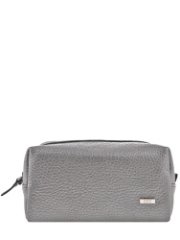 65659 Косметичка МИННА GREY кожа флотер серебро (Серебро/натуральная кожа/Esse)