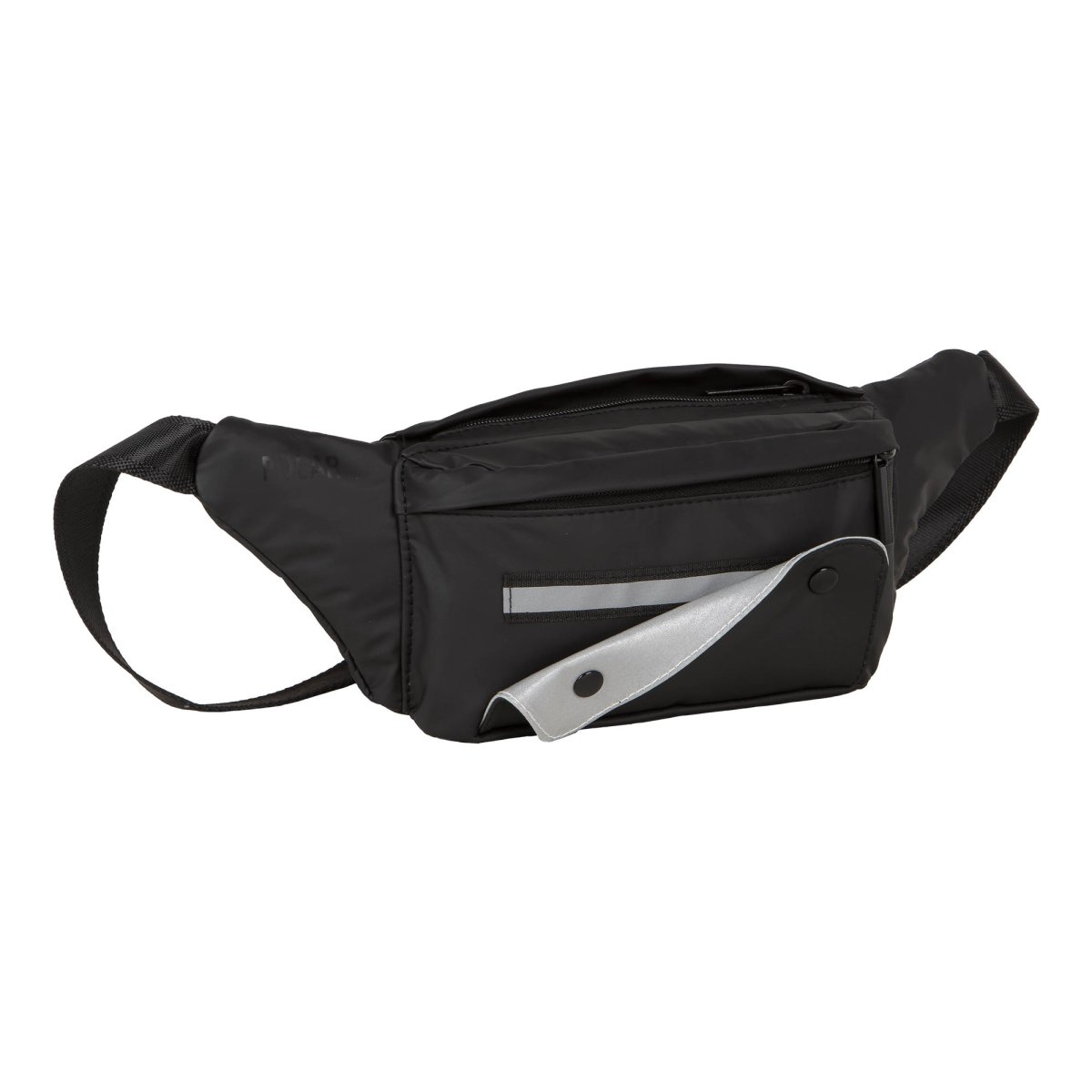 18253 (Black) Сумка поясная текстиль (Черный/36*12*4/полиэстер/0,24 кг/1,7 литр/Polar)