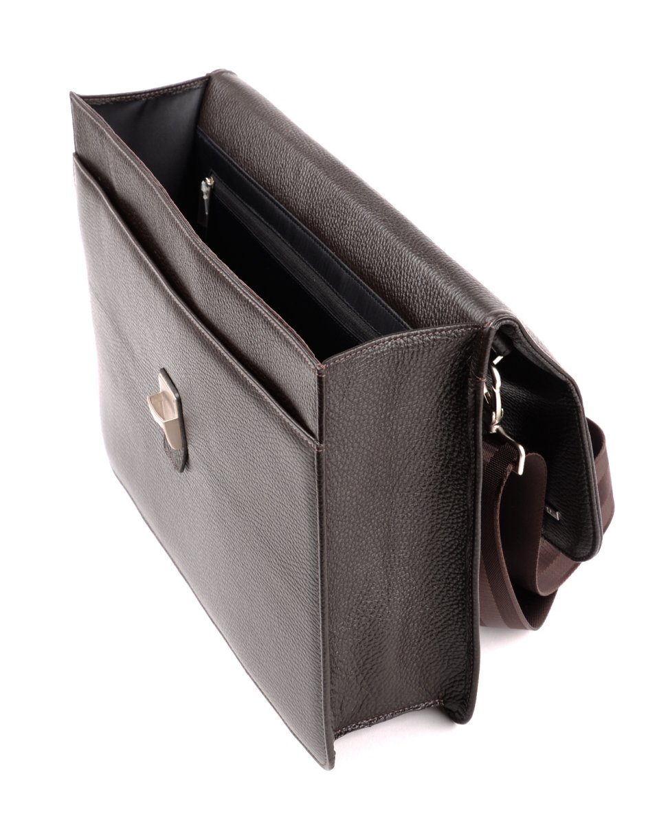 53431 Портфель MARK DENVER кожа шоколад (Коричневый/натуральная кожа/R.Blake)