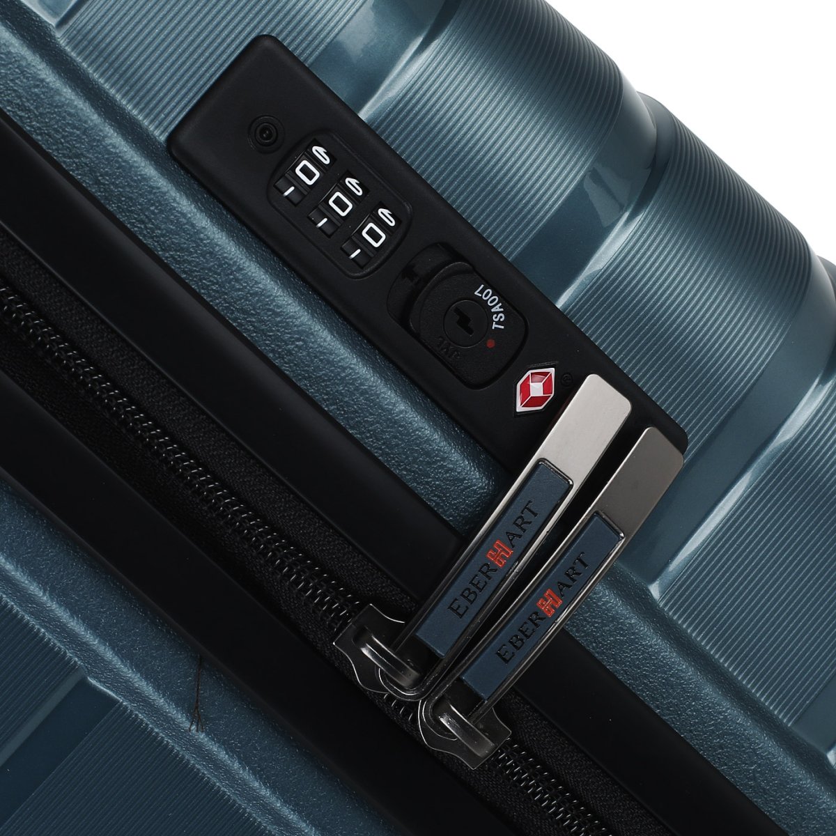 40S-005-428 Чемодан 4-х колесный (Синий/52*76*31/полипропилен/L/3,5 кг/110 литров)