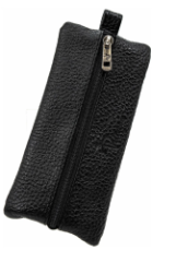 102-317-1 Ключница (Пеллекон) (Черный/15*7/натуральная кожа)
