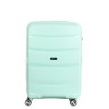 EN7520-24-11 FABRETTI Чемодан 4-х колесный 100% полипропилен (Мята/44*67*25/полипропилен/M/3,4 кг/FABRETTI)