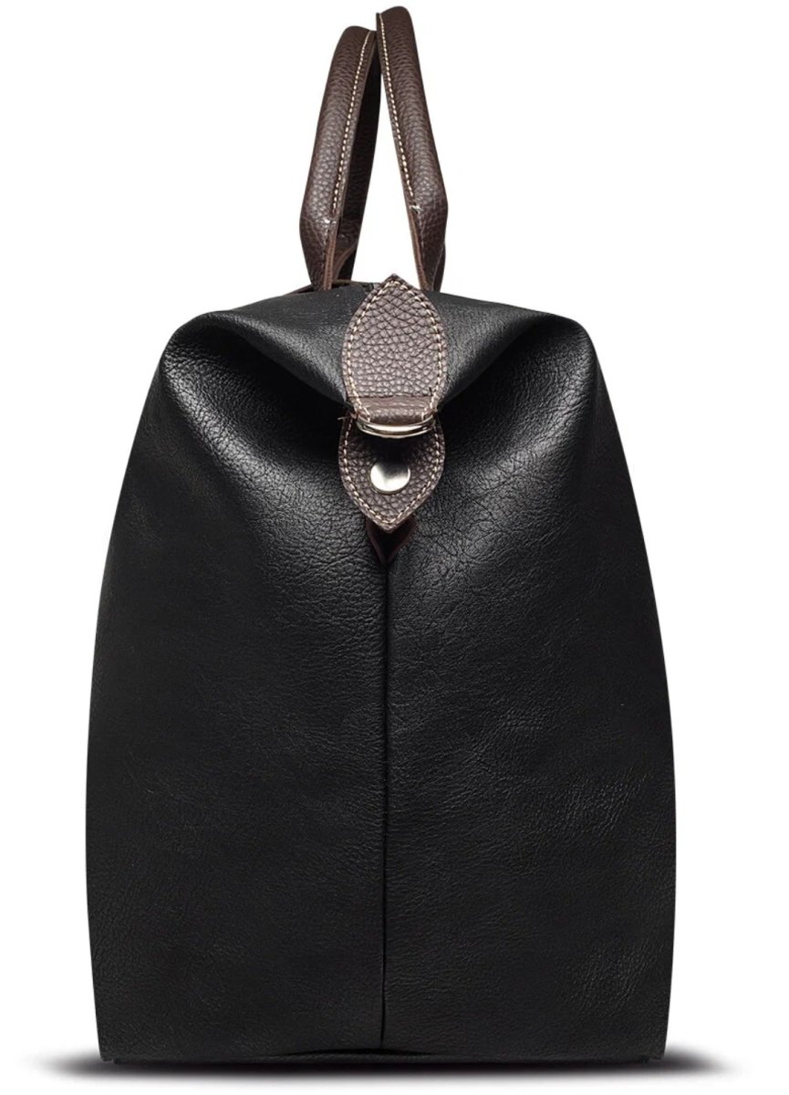 2-277 Сумка дорожная (эко кожа/черный) (черный/45*35*20/экокожа/ANTAN)