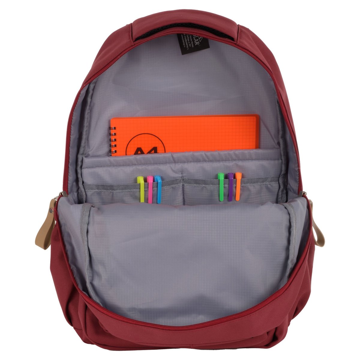 П2006 (Red) красный рюкзак текстиль (Красный/30*44*19/полиэстер/0,47 кг/25 литров/Polar)