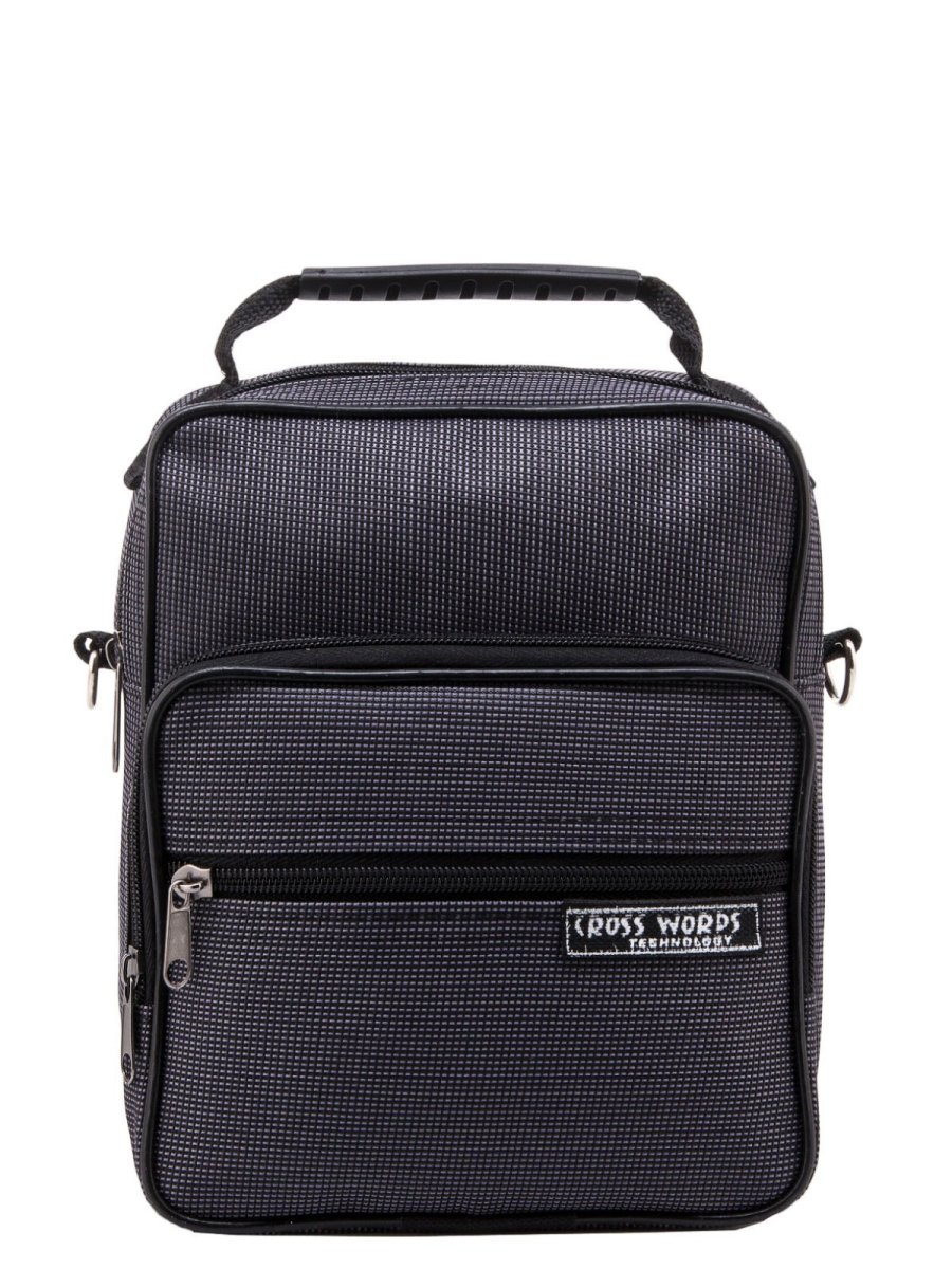 2 Визитка 05 Сумка мужская серый (Серый/текстиль/S.Lavia)