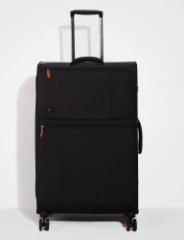 30P-009-424 Чемодан 4-х колесный (черный/41*67*27/полиэстер/M/2,5 кг/62 литра/Eberhart)
