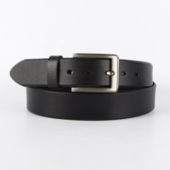 KURSK01-J-01 Ремень мужской Jonas Hanway (черный) (Черный/110-130 см/натуральная кожа/Jonas Hanway)