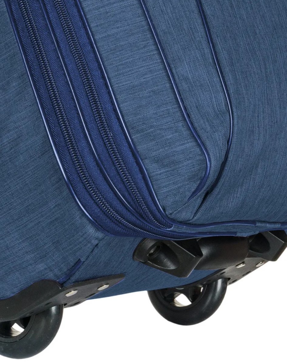М-7622-1 Сумка на колёсах катионик (синий) (синий/33*54*31/текстиль/NTL Continent)