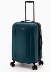 07E-025-424 Чемодан 4-х колесный (Синий/43*66*27/32/поликарбонат/M/3,7 кг/63 литра)