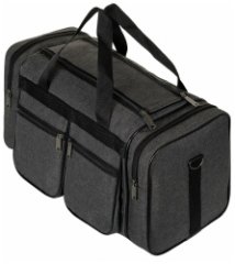 М-011 Сумка спортивная 600 серый (Серый/42*24*20/полиэстер)