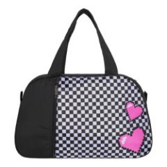 FM-32 Спортивная сумка ACROSS (Черный/белый/41*26*16/полиэстер/Across)