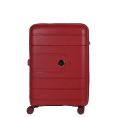EN9520-24-4 Чемодан 4-х колесный 100% полипропилен FABRETTI (Красный/45*66*26/полипропилен/M/FABRETTI)