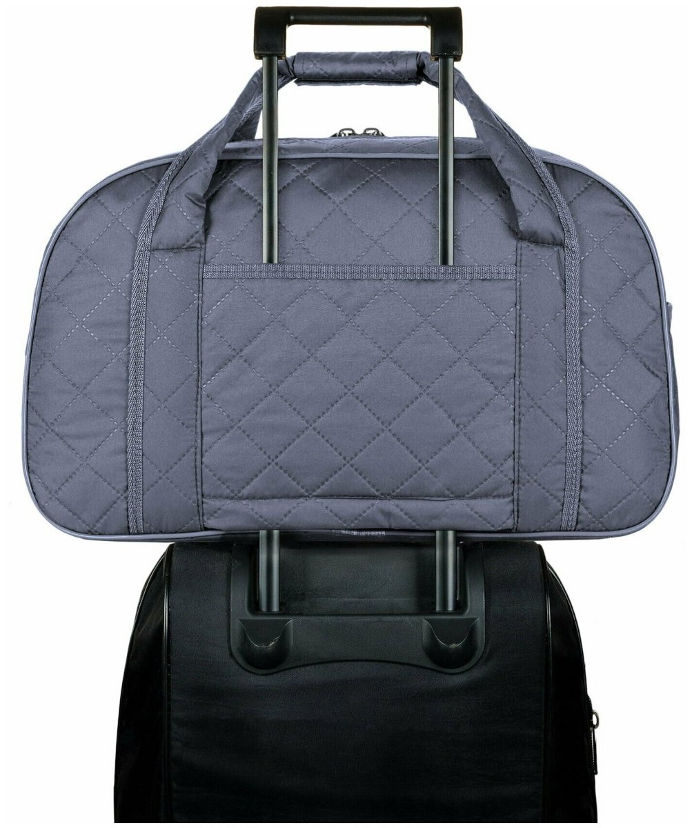 М-505 Саквояж дюспа серый (серый/47*28*20/полиэстер/NTL Continent)