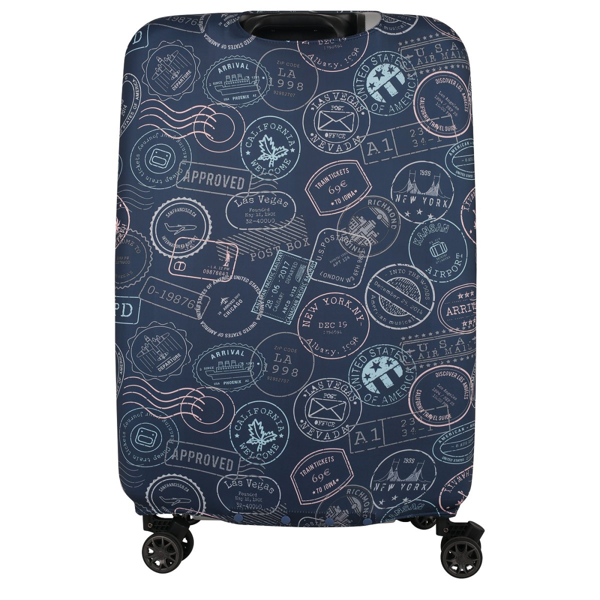 EBH781-L Чехол для чемоданов (Синий/спандекс/L/Eberhart)