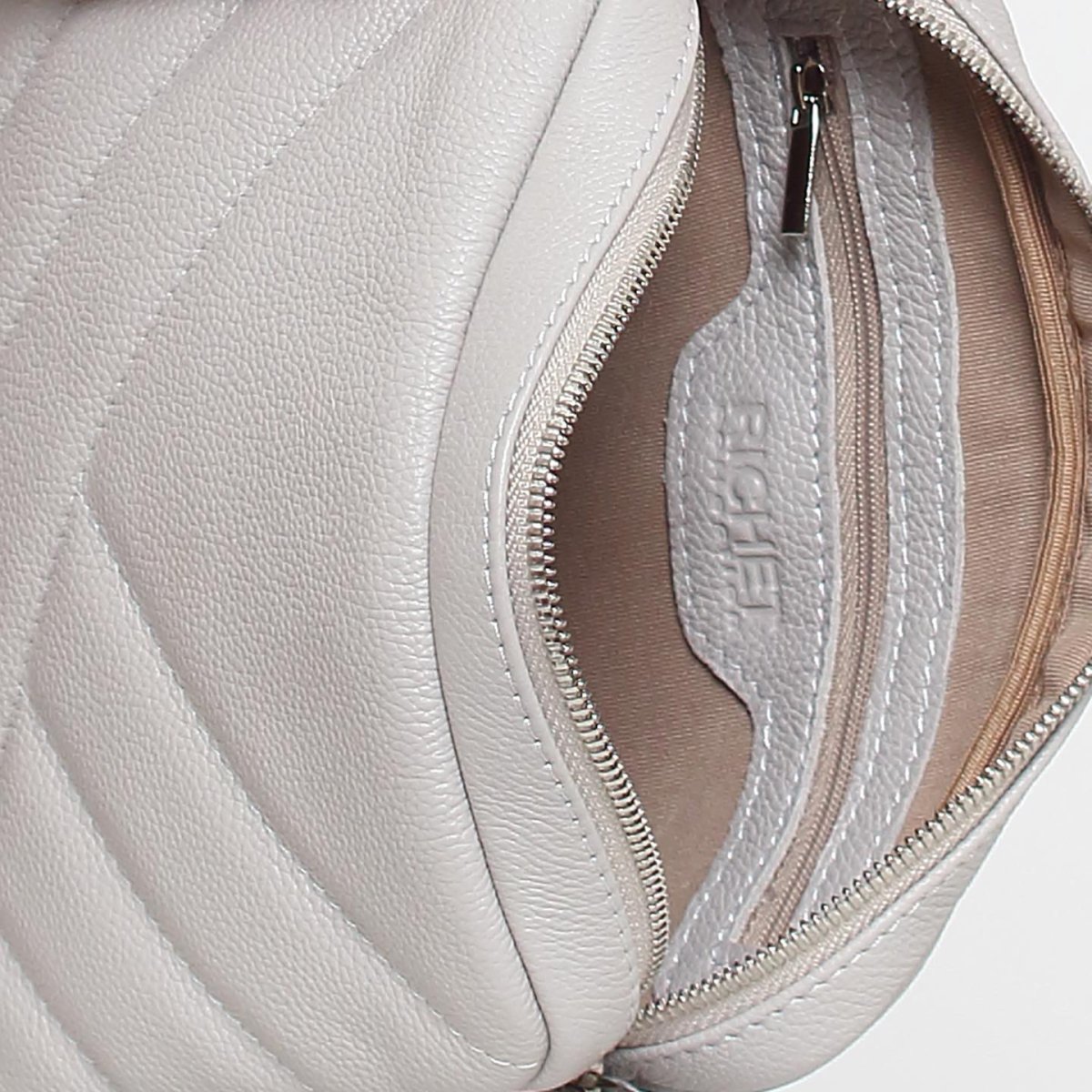 3131LN Сумка женская Серый (Серый светлый/21*17*6/натуральная кожа/Richet)