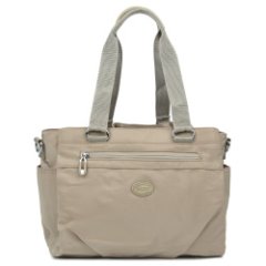 2515-20 Сумка дорожная жен. 100% полиэстер  FABRETTI (Бежевый тёмный/34*25*15/полиэстер/FABRETTI)