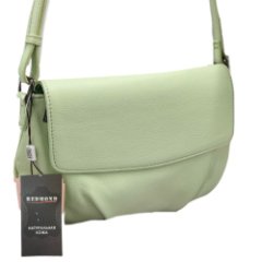 423К Сумка женская натуральная кожа (green) (Зелёный светлый/23*16*7/натуральная кожа/Redmond)