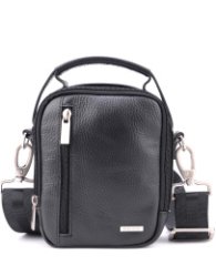 52148 Сумка BENJAMIN DEERSKIN кожа (черный) (Черный/14*17*8/натуральная кожа/R.Blake)