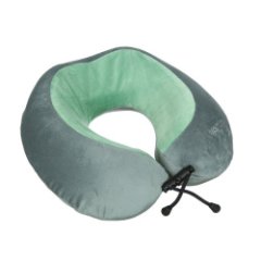 VG5213 (mint green-dark grey))) Дорожная подушка Verage (серый/мята/30*27*11/полиуритан/Verage)