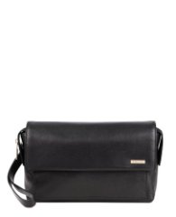 53130 Сумка-клатч LEWIS SPORT кожа перфорированная черный (Черный/22*13*5/натуральная кожа/R.Blake)