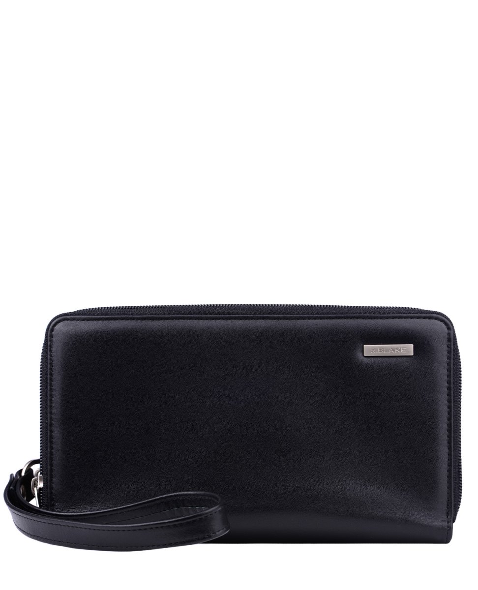 54222 Сумка-клатч CLINT BLACK кожа черный (Черный/21*12*4/натуральная кожа/R.Blake)