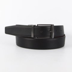 KURGAN04-J-01/02 Ремень мужской Jonas Hanway (черный/коричневый) (Черный/коричневый/3,4*110-130/натуральная кожа/Jonas Hanway)