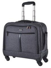 26G-008-003 Кейс-пилот 4-х колесный (серый/43*43*20/полиэстер/S/2,95 кг/30 литров/Eberhart)