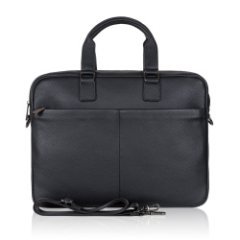 8688 Сумка мужская деловая а4 натуральная кожа (черный/39*33*6/натуральная кожа/Redmond)