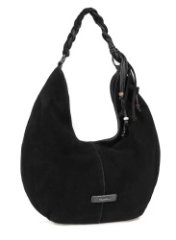 HL 11-344115 Сумка женская замша/экокожа (черный) (черный/38*43*8/натуральная замша/экокожа/Hogerland)